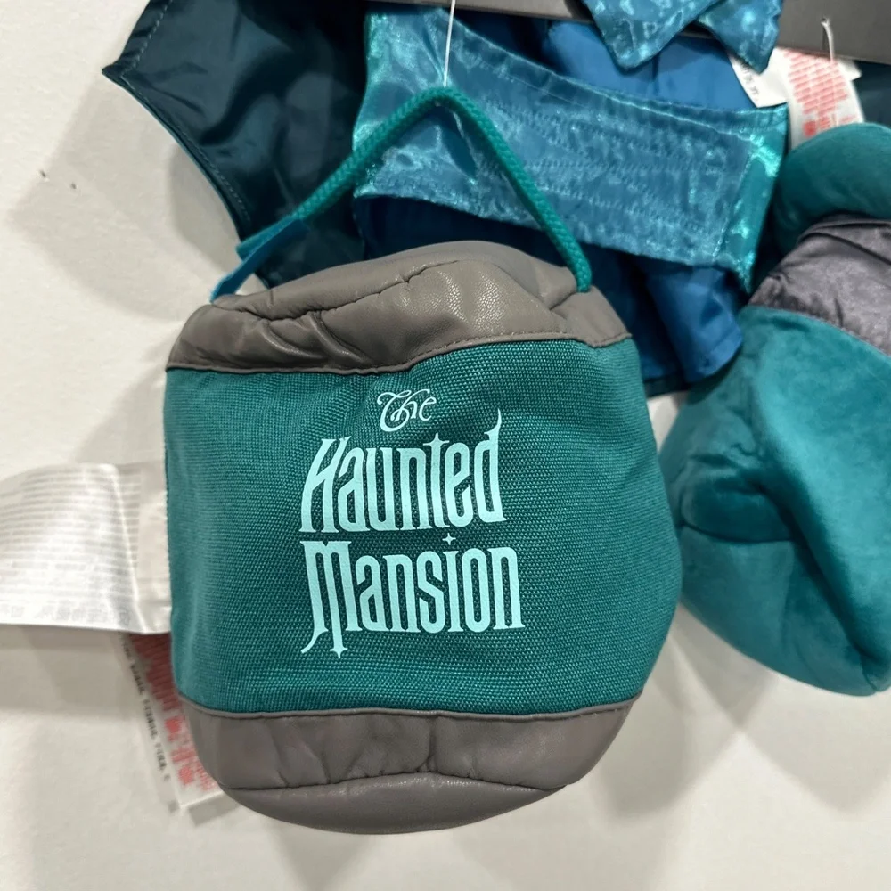 Disney Parks Disney Tails Haunted Mansion HATBOX GHOST Pet Costume & Toy XS NEW